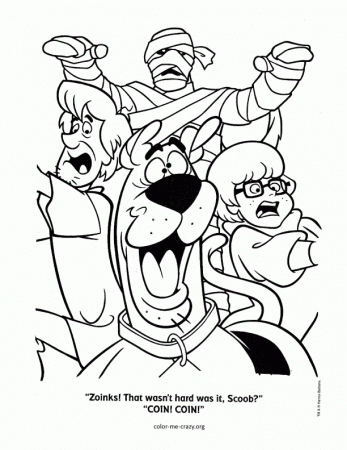 Scooby Doo Coloring Pages - Free Printable Pictures Coloring Pages 
