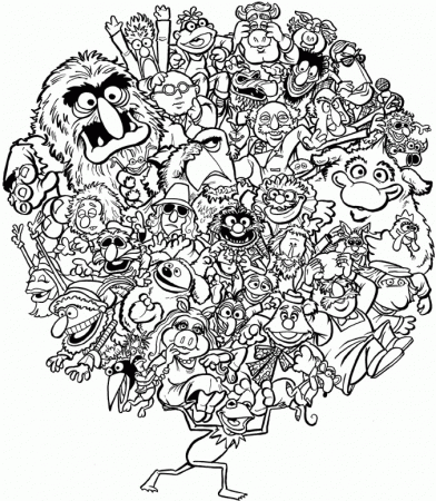 DURKINWORKS: Muppets World of Friendship: Final ink
