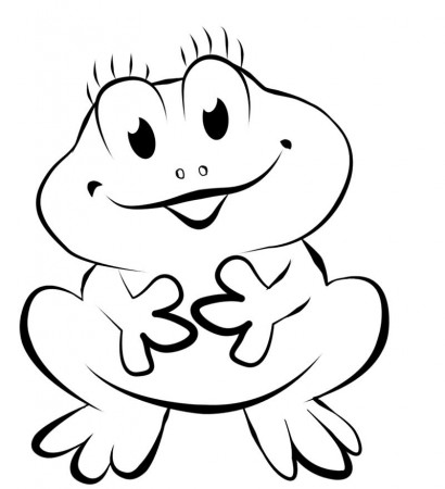 Cute Frog Coloring Pages | Clipart Panda - Free Clipart Images