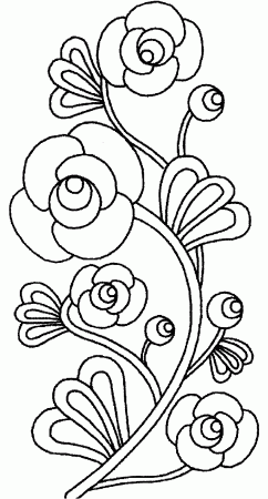 July Flowers Coloring Pages #9882 Disney Coloring Book Res 