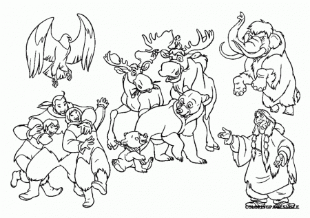 Brother Bear Coloring Pages 53404 Inuit Coloring Pages