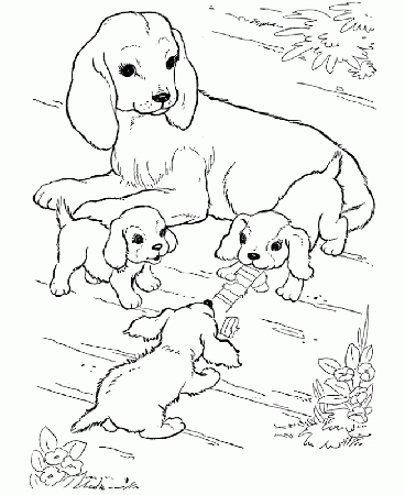Coloring Pages Of Kittens And Puppies | Best Coloring Pages