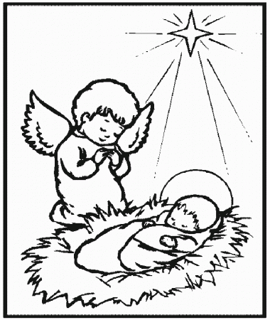Bible Christmas Story | Free Printable Coloring Pages 