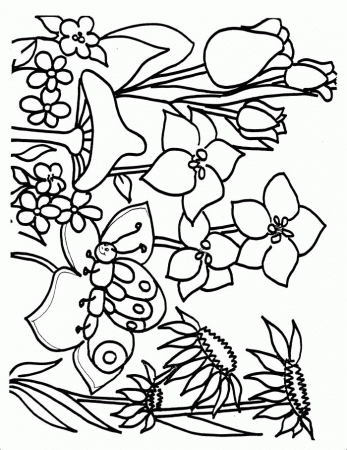 Spring Coloring Pages | GrapictSlep