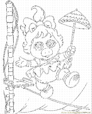 Coloring Pages Muppets1 (Cartoons > Muppet Babies) - free 