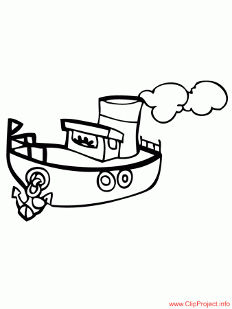 Shipwreck Coloring Pages