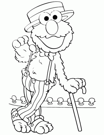 Elmo Coloring Pages