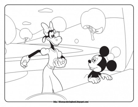 Mickey Mouse Clubhouse Coloring Pages Coloring Pages Coloring 