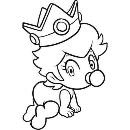 Baby Mario Coloring Pages To Print | Other | Kids Coloring Pages 
