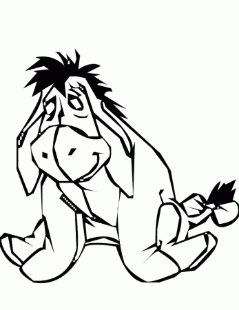 35 Eeyore Coloring Pages | Free Coloring Page Site