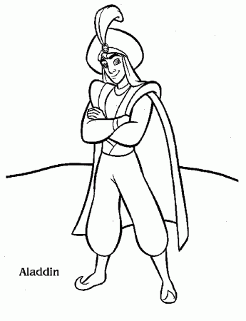 Aladin Coloring Pages 342 | Free Printable Coloring Pages