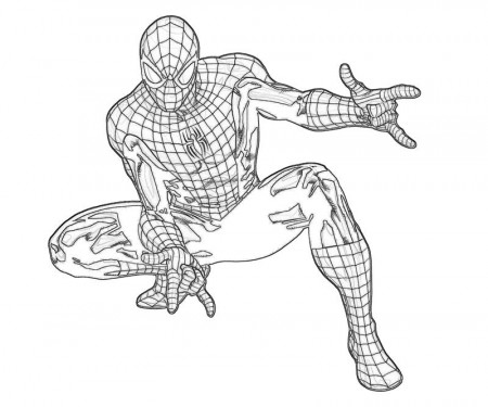 Ultimate Spider-Man Colouring Pages