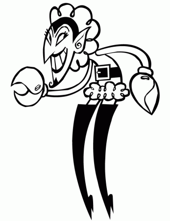 Him From Powerpuff Girls Cartoon Coloring Page | HM Coloring Pages