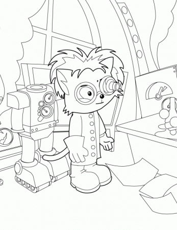 Mad Scientist Coloring Page Handipoints 168071 Scientist Coloring 