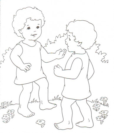 Preschool Coloring Pages Children | Free Printable Coloring Pages