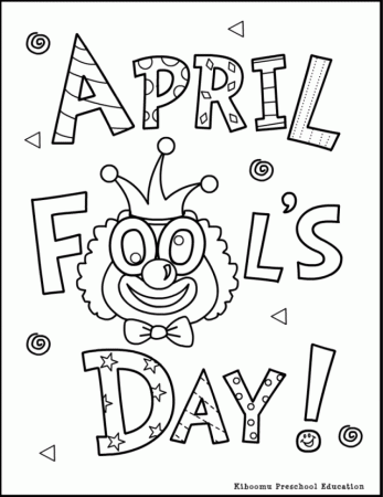 April Fools Day Coloring Pages Free Free Coloring Pages For Kids 