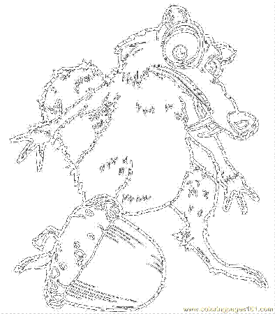 Coloring Pages Scrat Saber Toothed Squirrel (Mammals > Squirrel 
