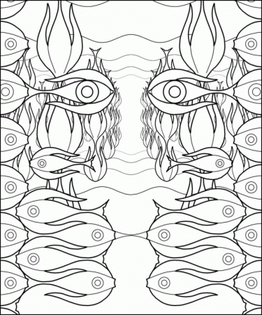 Eyes Under The Sea By Hop41 On DeviantART 15990 Mc Escher Coloring 