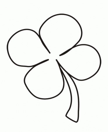 Download Four Leaf Clover That Simple Coloring Pages Or Print Four 