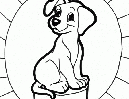 puppy coloring pages to print : Printable Coloring Sheet ~ Anbu 