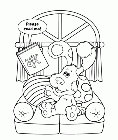Blue-Clues-Coloring-Pages-To-Print-791×1024 | COLORING WS