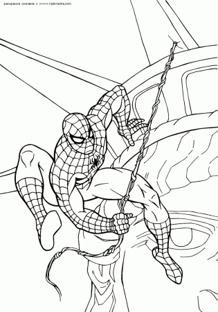 SpiderMan coloring pages 9 / SpiderMan / Kids printables coloring 