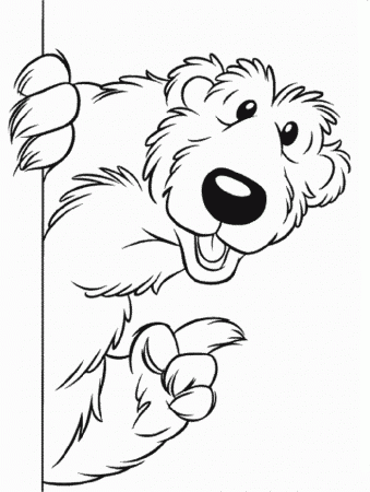 blinky bear Colouring Pages