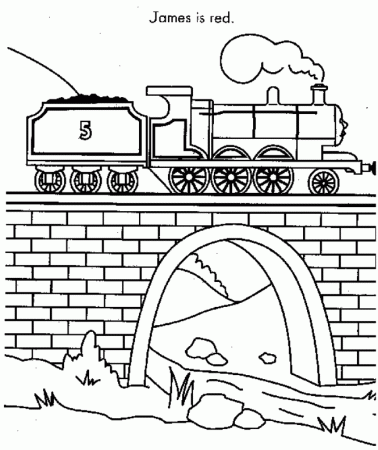 Thomas the Tank Engine Coloring Pages (4) - Coloring Kids