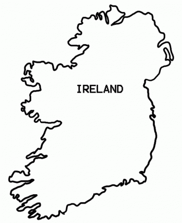 Ireland Map Colouring Pages 295375 Irish Coloring Pages