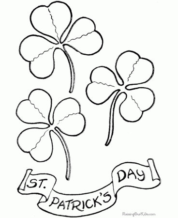 daoo60vot: Printable Four Leaf Clover Coloring Pages