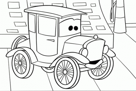acer cars 2 Colouring Pages