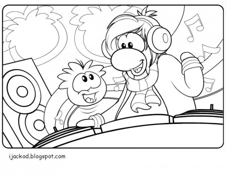 iJack O D Colouring Pages: Club Penguin Colouring Pages