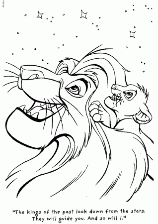 Lion King Coloring Pages | Lion Pictures