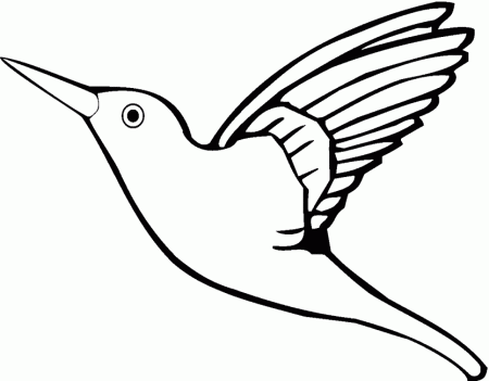 Hummingbird coloring page - Animals Town - animals color sheet 