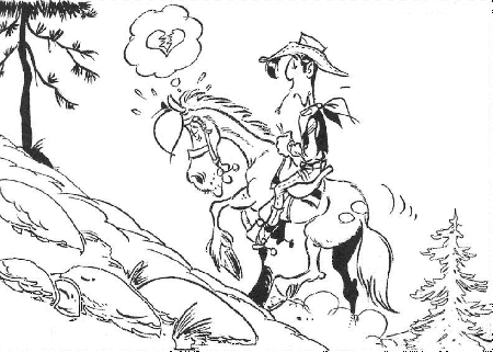 Lucky luke Coloring Pages - Coloringpages1001.com