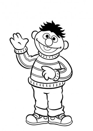ernie-coloring-pages | Free Coloring Pages on Masivy World