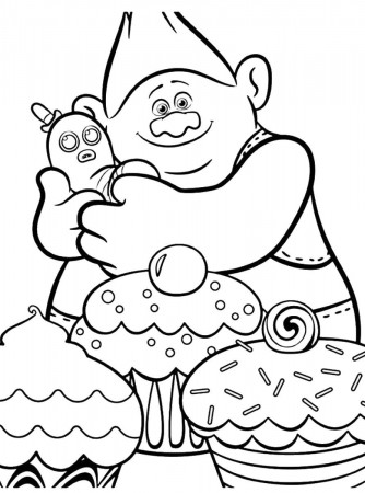 Trolls Movie Coloring Pages