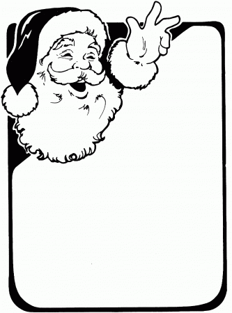 Creative Santa Claus Coloring Pages To Print Coloring Panda ...