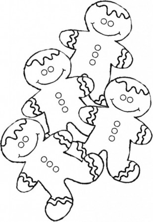12 Pics of Gingerbread Men Coloring Pages - Gingerbread Man ...