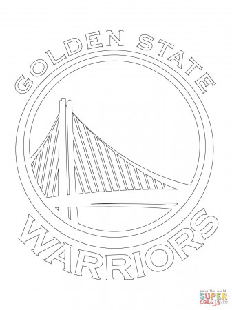 Golden State Warriors Logo coloring page | Free Printable Coloring ...