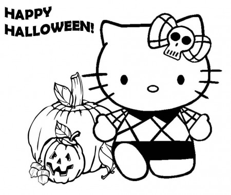 Preschool Coloring Pages Halloween | Hallowen Coloring pages of ...