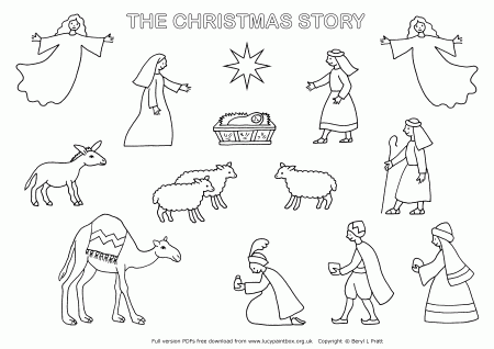 Nativity Animals Coloring Pages - High Quality Coloring Pages