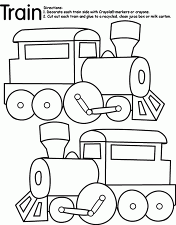 Train Coloring Pages | Coloring Page