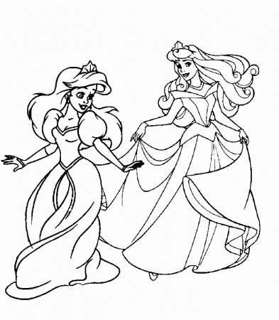 Tier Disney Princess Coloring Pages To Print To Download And Print ...