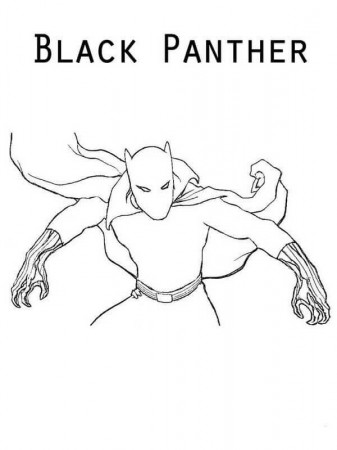 20 Free Printable Black Panther Coloring Pages – Coloring Junction