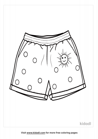 Bathing Suit Coloring Pages | Free Fashion-and-beauty Coloring Pages |  Kidadl