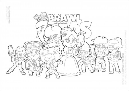Brawl Stars Coloring Pages - ColoringBay