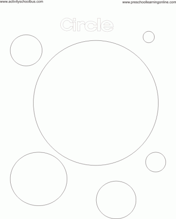 Circle Coloring Page - Coloring Pages for Kids and for Adults