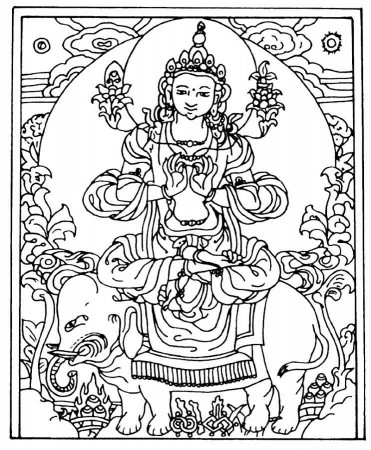 Buddhist Countries Coloring Pages - Coloring Pages For All Ages