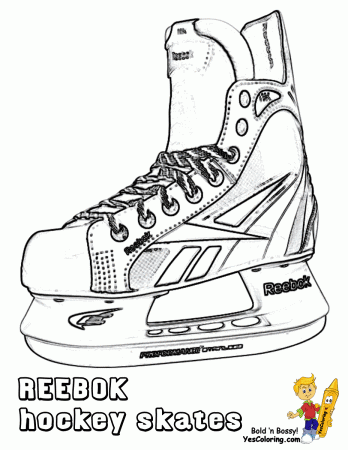 Hat Trick Hockey Coloring Sheets | Free | Hockey Players | Hockey ...